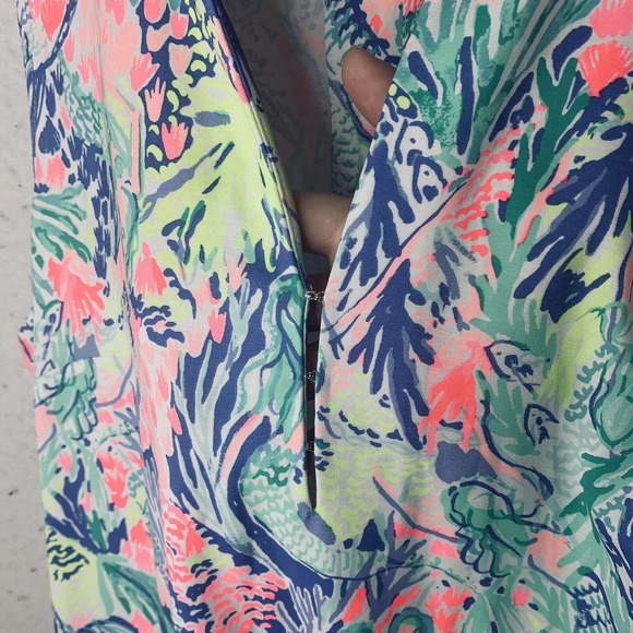 Lilly Pulitzer Pink and Blue Mini Dress - Picture 7 of 16